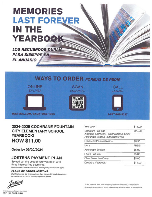 It's Time to Order Your Yearbook